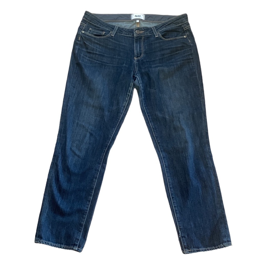 Paige Jimmy Jimmy Crop Blue Jeans Size 28